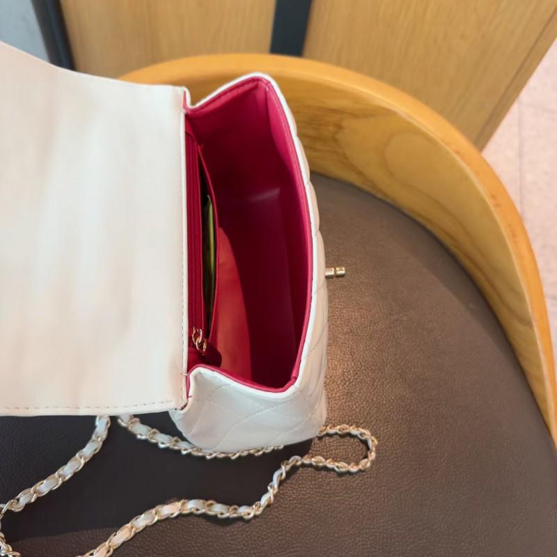 Stijlvolle Mini Vierkante Crossbody Tas voor Dames PU Leer Handtas Met Ketting Riem Dagelijks Gebruik