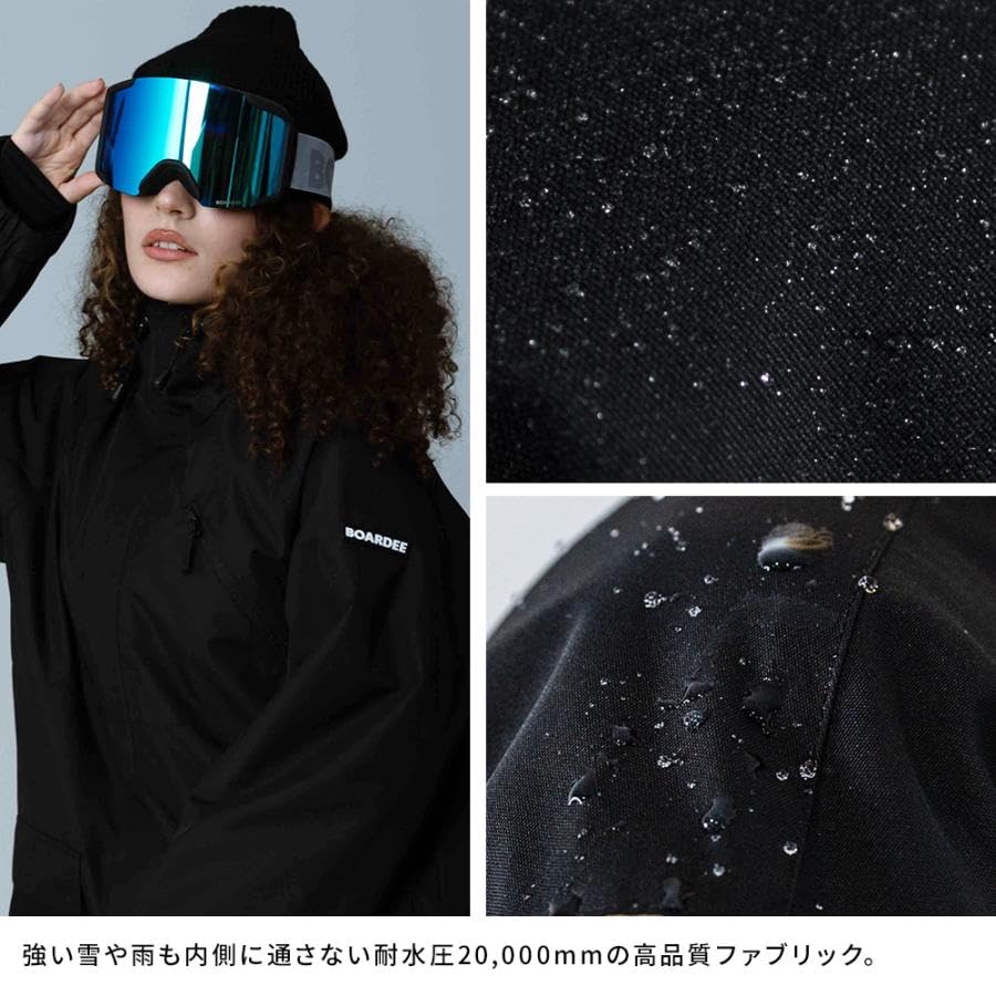 BOARDEE Snowboard Jacket Size L Women's (BD24IFOT42W) (Brown)