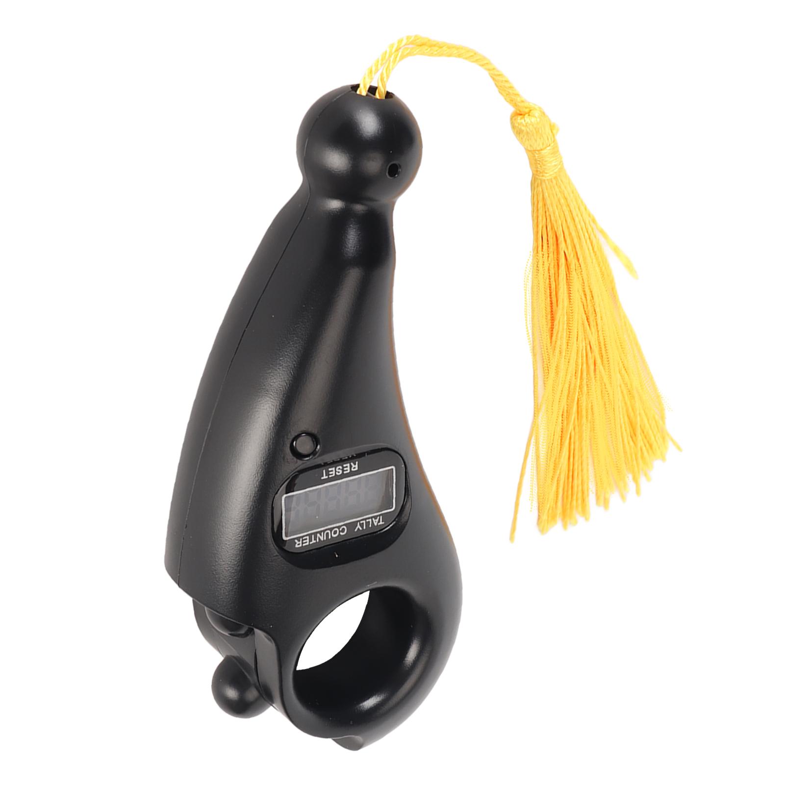 

Digital Beads Counter LCD Screen Low Noise Portable Digital Buddha Beads Counter with Tassel for Meditation Relaxation чёрный