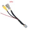 8X Car Rear View Camera RCA Video Reverse Camera Convert Cable Adapter For Mitsubishi Outlander ASX GF GG ZJ