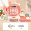 Kids Cash Register Pretend Play Toy Playhouse Roleplay Toy Realistic Checkout Counter Education Toy for Children 4 5 6