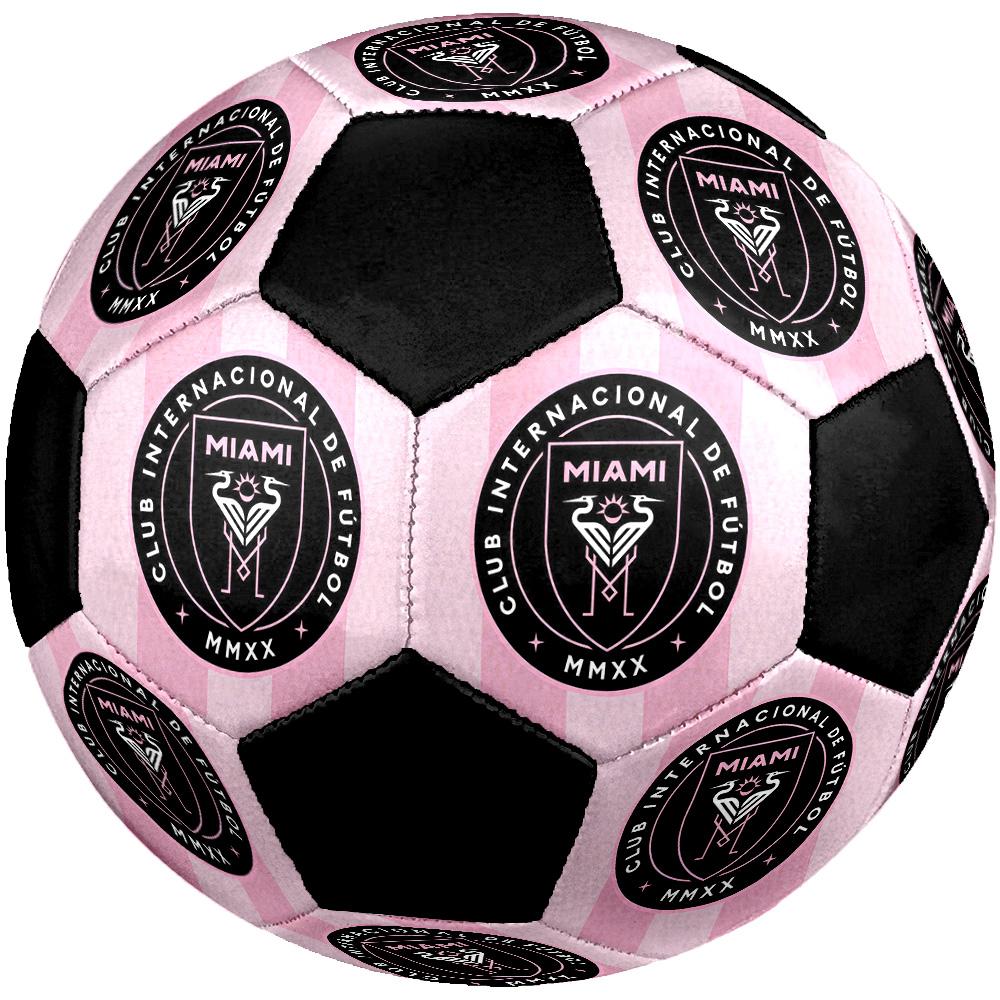Inter Miami CF Soccer Ball Colorful All Ages Machine Stitched PVC Competition Ready Durable High-Bounce.SIZE5