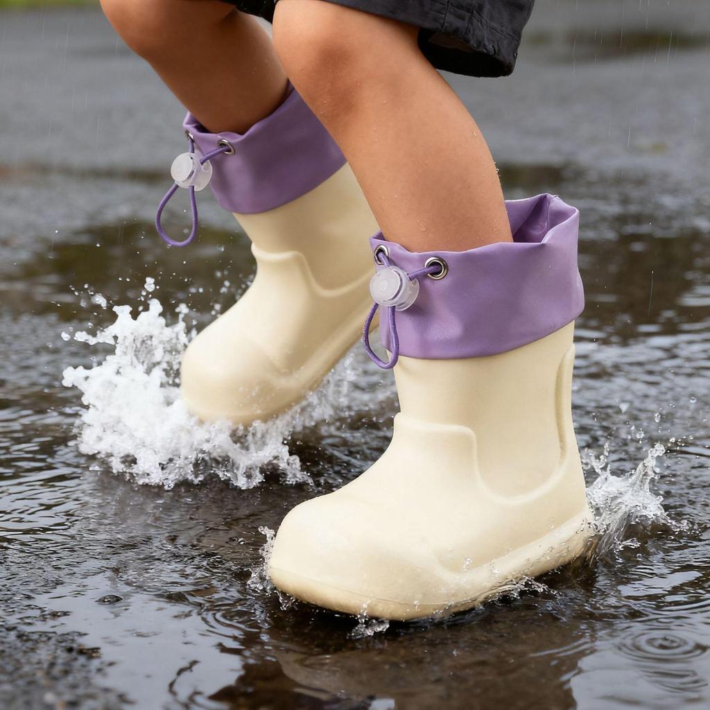 Dopamine EVA Kinder Wasserdichte Rutschfeste Leichte Gummistiefel für den Kindergarten