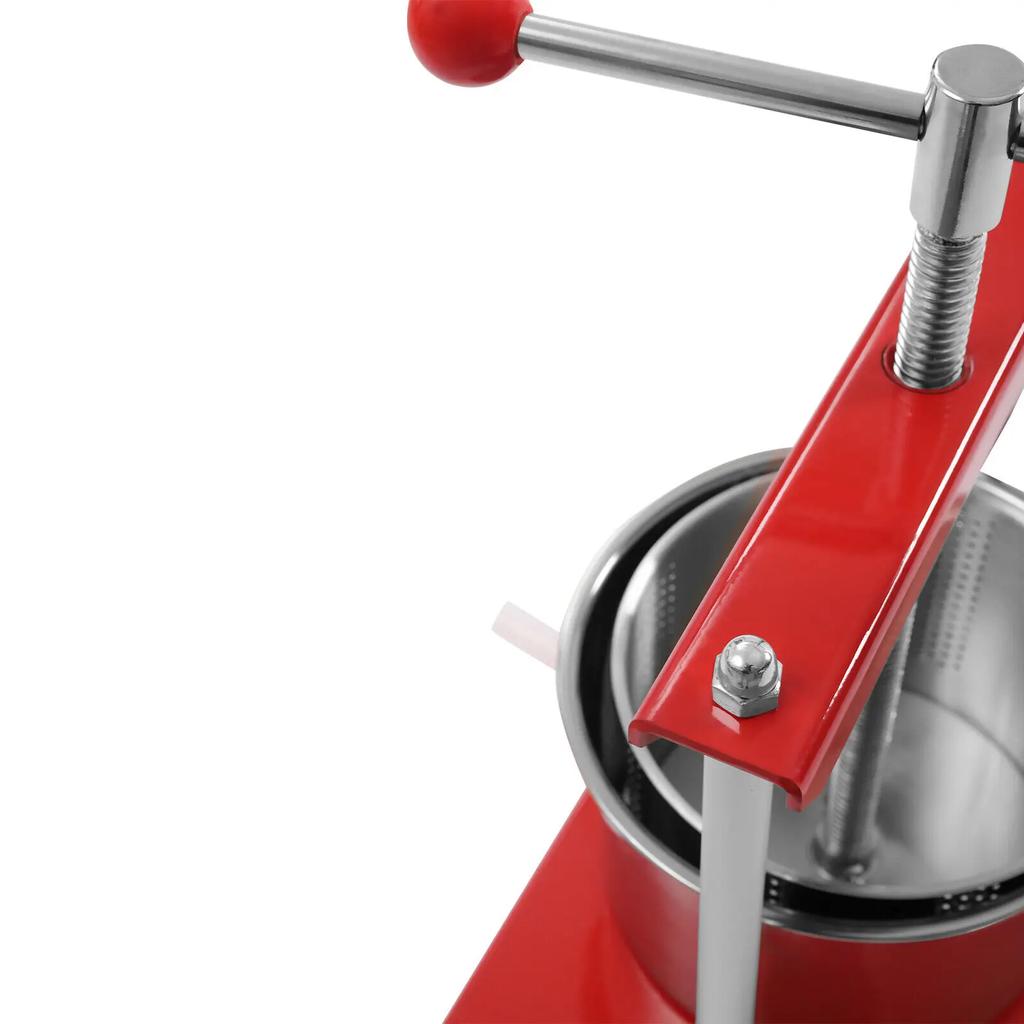 6L Stainless Steel Manual Press – Multi-purpose for Cheese, Herb, Fruit, and Wine