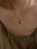 1 Pc Stainless Steel 18K Gold Plated Artistic Retro Lucky Star Simple Pentagram Starfish Women'S Necklace