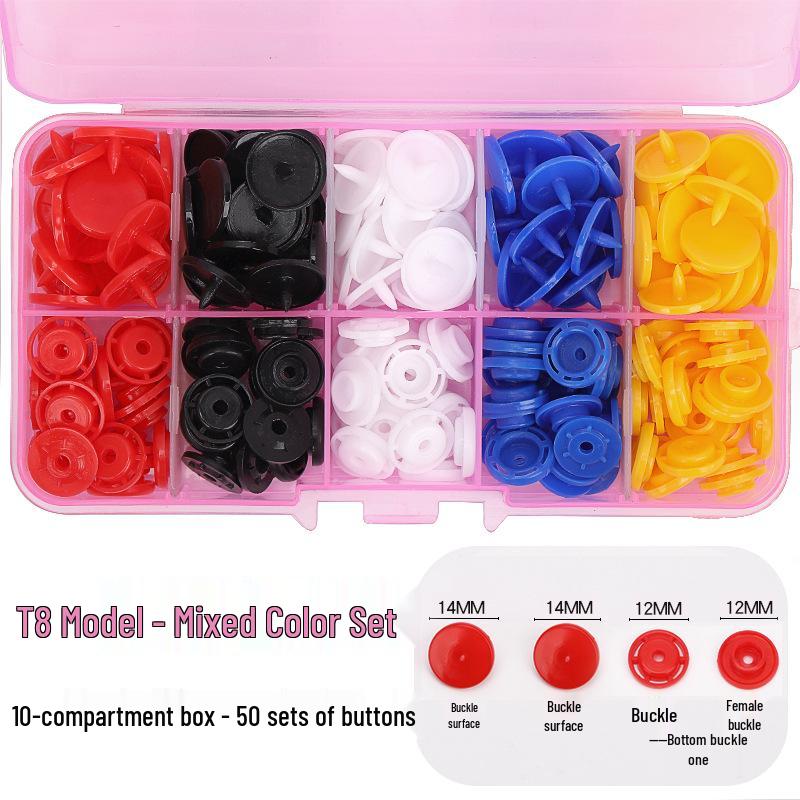 Κουμπώματα Κουμπωτά για Μωρά: Κρυφά Κουμπώματα Κλιπ Χωρίς Ράψιμο για Παιδικά Ρούχα