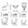 20PCS Sharpened Hook Dry Flies Fishing Lures Kit Simulated Flies Trout Jigs Swimbaits  Trout
