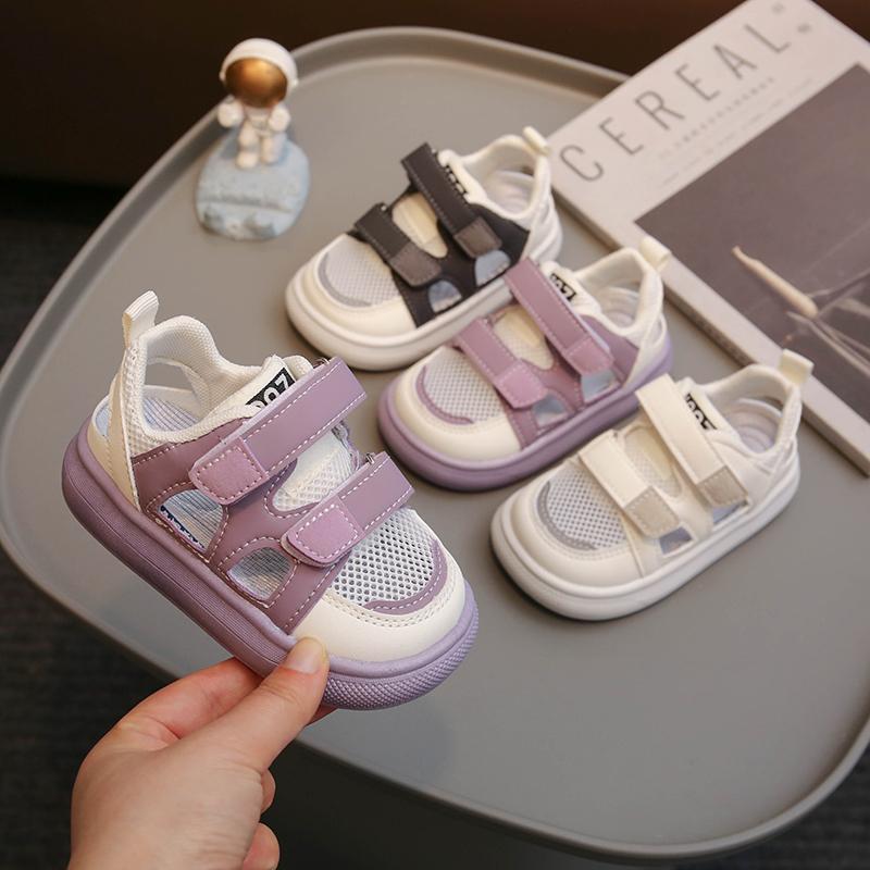 2025 Summer Sports Sandals for Baby First Walking Shoes Comfortable Anti-Slip New Fashion Boys Girls Casual Shoes Hollowed-out