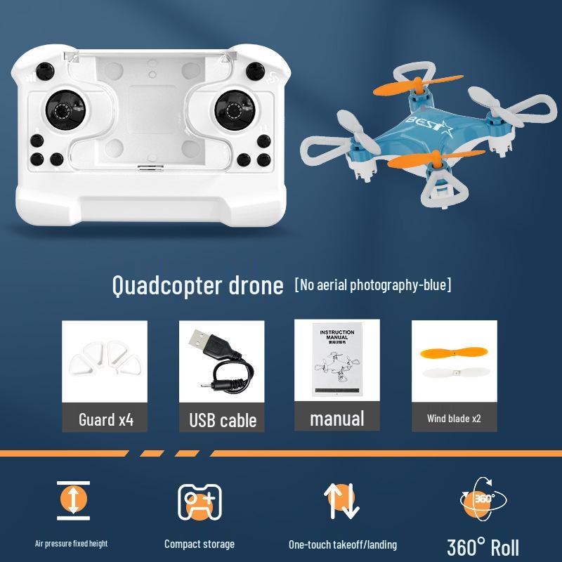 Mini Pocket Drone: Drop-Resistant Remote Control Quadcopter Toy for Kids