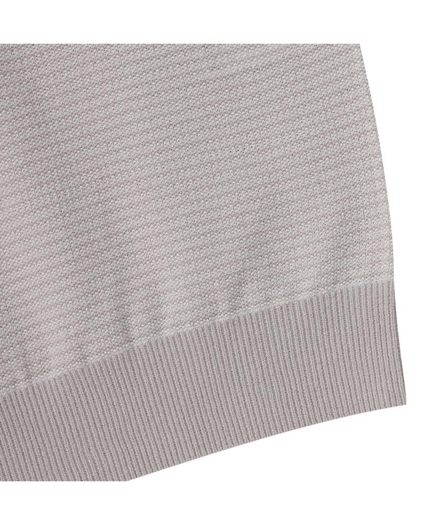 BRENTWOOD [Washable] Two-Tone Round Neck Sweater Brwas25351Ivx