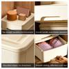 Drawer Type Underwear Storage Box Plastic Clothes Organizer Socks Storage Box  Wardrobe Partition