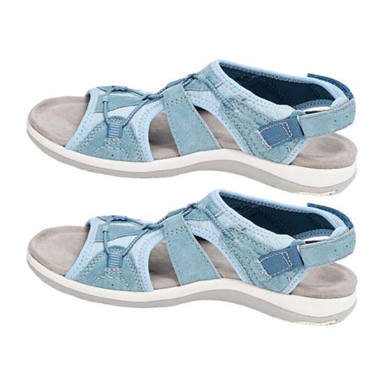 1 Paar bequeme Damensandalen Low Top Bequeme Sommer-Freizeit-Strandurlaub-Sandalen