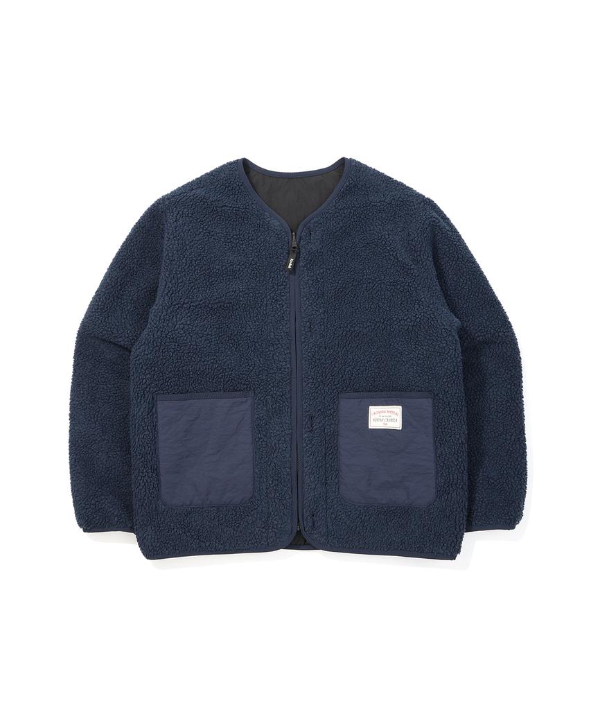 Kodak Brownie Reversible Fleece Jacket Black