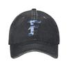 Vintage Forward Observations Group Baseball Cap Men Distressed Denim Washed Headwear  Outdoor Summer Unstructured Soft Caps Hat