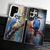 Bird Oil Painting Style Shockproof Phone Case for Samsung Galaxy S26 Edge S25 Ultra S24 FE S23 Plus S21 Cover Anti Fall Fundas