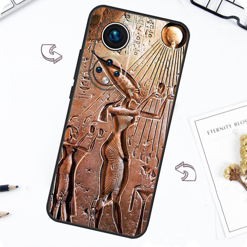 Egypt Pharaoh Mural Case For Honor Magic 7 Lite 5 6 Pro Honor 200 50 70 90 Lite X8b X9a X8a X8 X9 X9c X9b Cover