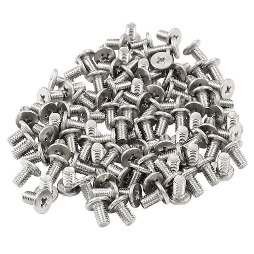 SaveSooo M3 Countersunk Head Screws, M3*5mm, 20pcs, 304 Stainless Steel, Flat Round Head