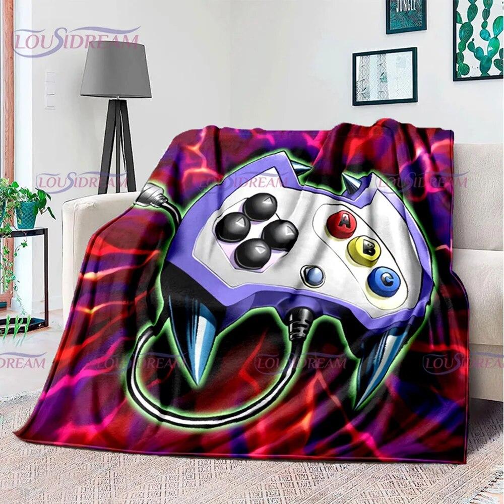 

Персонализированное аниме Yu Gi Oh Card Blanket Fusion Card Печатное одеяло для кровати Одеяло для пикника Диван Тонкое одеяло Рождественские одеяла 75x100cm 30x40inch