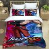 3D KOF game Cartoon Printed Bedding Sets exquisite bed supplies set duvet cover comforter set bedding set luxury birthday gift