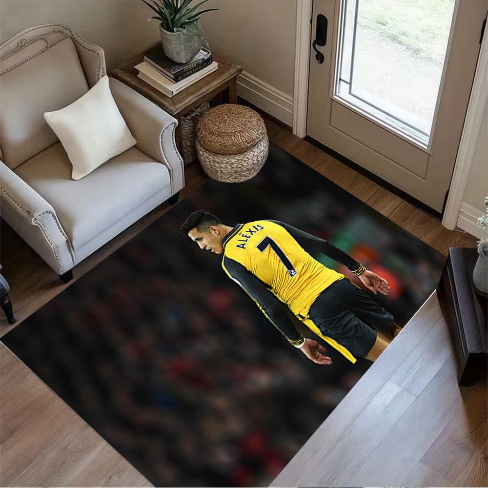 Manchester Player Portrait Carpet Design for Dormitory Dining Room Playrooms Game Room Antislip Carpet Office home decor