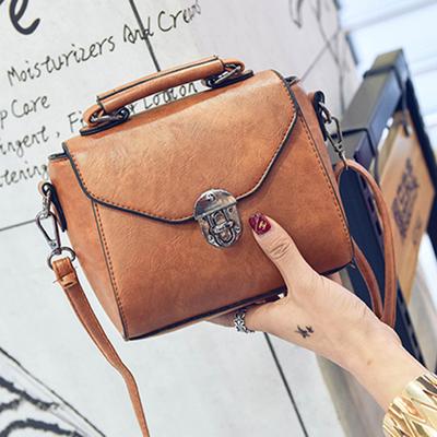 Top-handle Leather Shoulder Bag Small Crossbody Handbags KTY