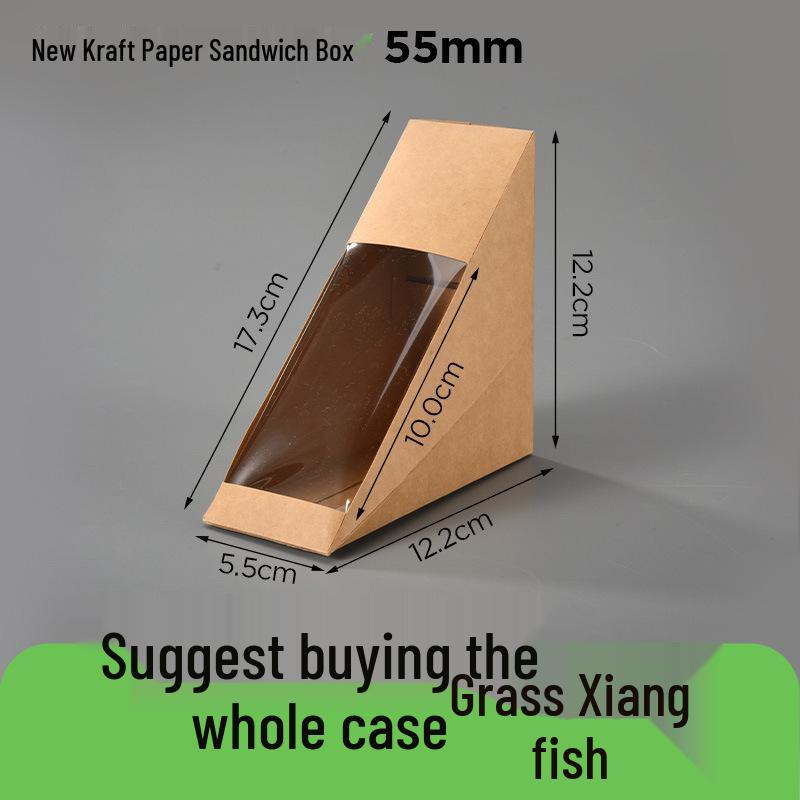 Shangji Triangle Disposable Cowhide Sandwich Box