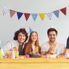 Wimpel Banner Wimpel Banner Flaggen Banner Flaggen Dreieck Banner Flaggen für Geburtstag Party