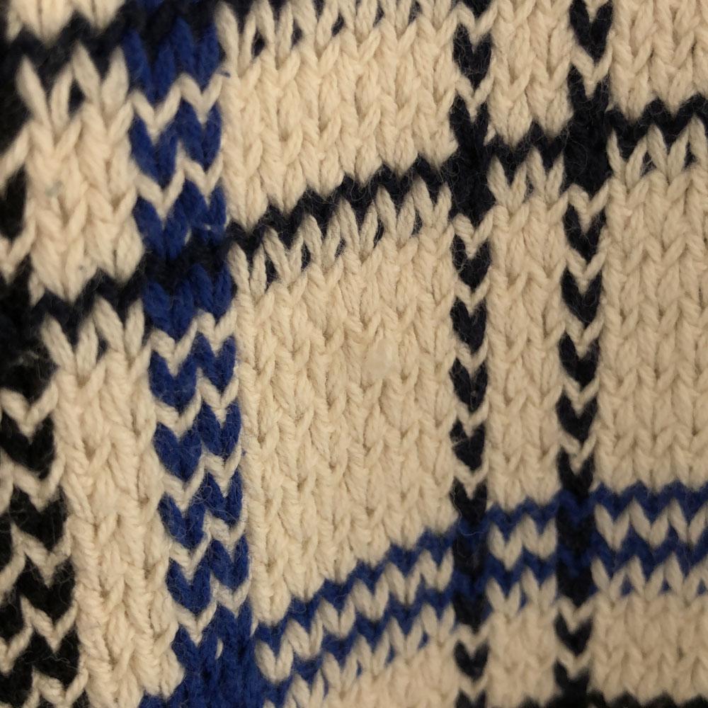 GANT 90s Check Pattern Long sleeve sweater L Knit Old Men's Used