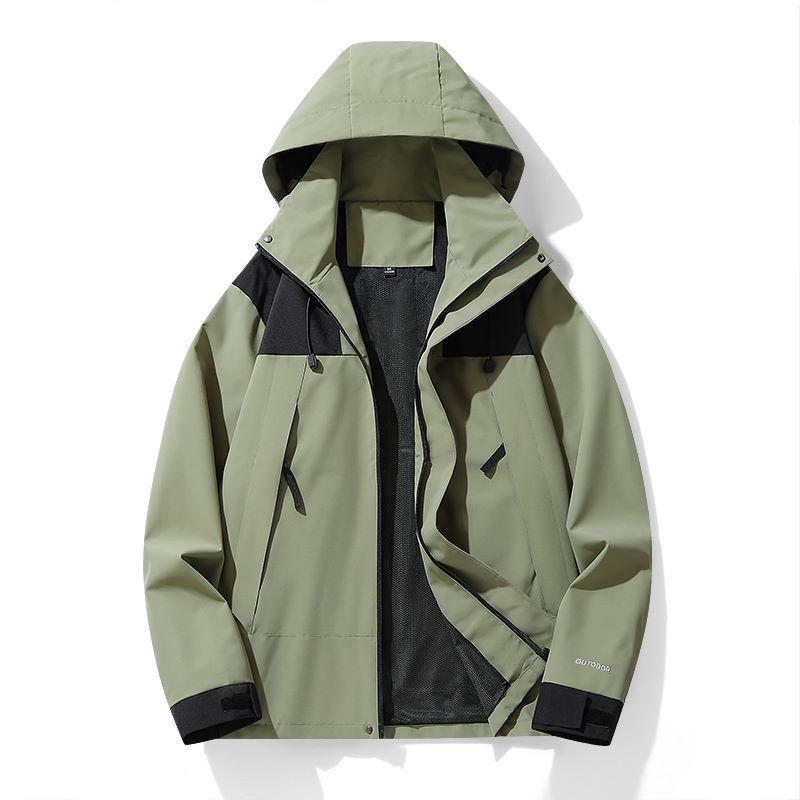 

Женская куртка для скалолазания Водонепроницаемая Съемная Весна Осень Однослойная Ветрозащитная Одежда для пешего туризма Пара Модная Верхняя одежда XXS армия зеленый