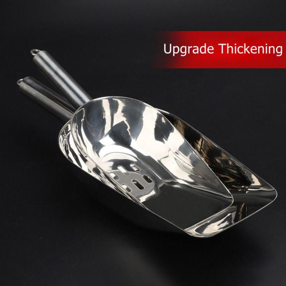 Küchenhelfer Bar Eisschaufel Edelstahl Eisschaufel Hochwertige Eisschaufeln für Getreide