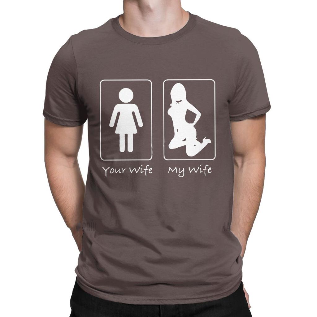 His Wife My Submissive Wife Tshirt Unisex Dominant Slave Play Sexy Sub Funny Novelties Cotton O Neck T Shirts New Arrival Tops