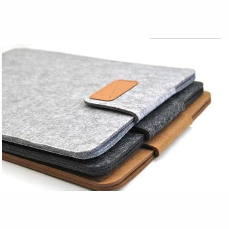 14" Felt Tablet & Notebook Protective Cover - Handheld Computer Sleeve with Logo Design.