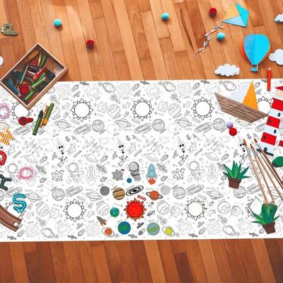 1 plakat do kolorowania na imprezę Jumbo - wielofunkcyjna dekoracja ścienna do klasy i aktywność urodzinowa - można go wykorzystać na przyjęciu szkolnym