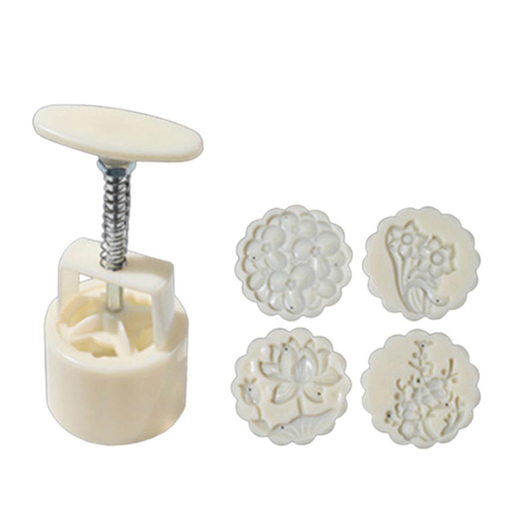 Verschiedene Mooncake Mold Mid-Autumn Festival Mooncake Mold DIY Hand Druck Fondant Dekorationen Werkzeuge Mond Kuchen Form