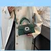 Small Square Bag Pu Leather With Seaming For Daily Street Style Women