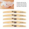 10pcs Nail File Professional Washable Reusable Double Sided Nail Buffer File Manicure Tool (Yellow)