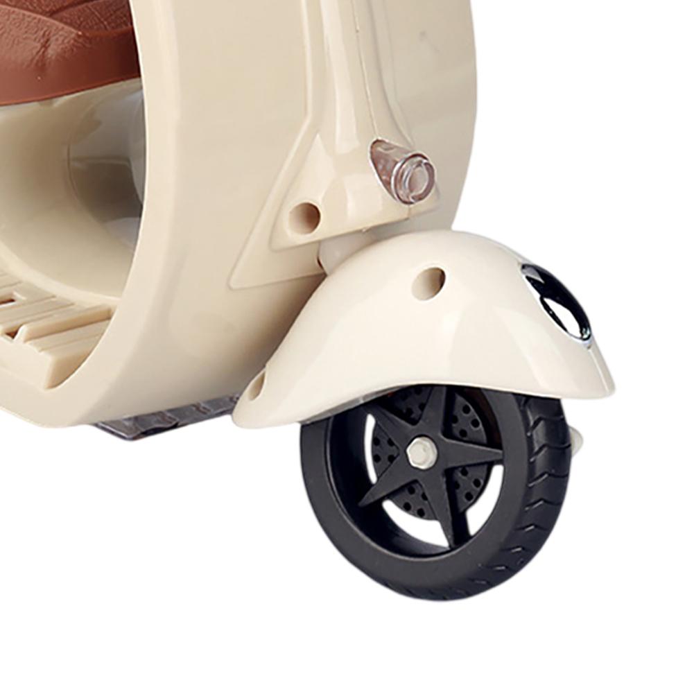 Simulation Electric Bicycle Collection 360 Degree Rotating Miniature Simulation Motorcycle Toy Collection Stunt Moto Toys