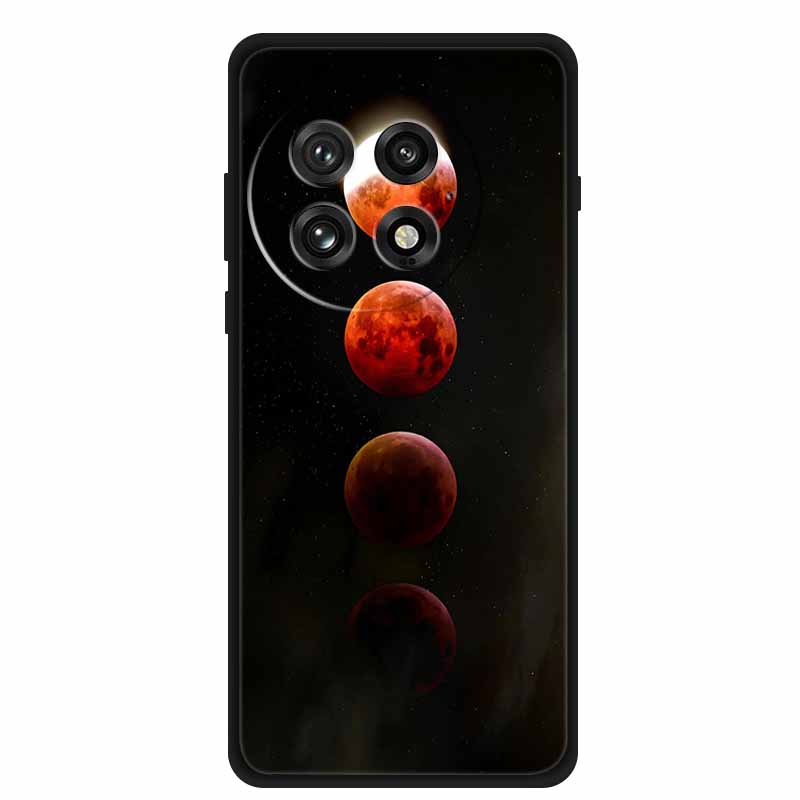 For OnePlus 13 5G Case Colorful Splicing Cartoon Soft Silicone Black Cover For OnePlus 13R 5G Fashion Capa 1+13 Protective Funda