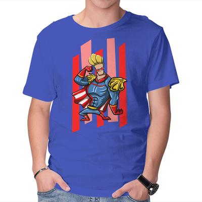 Unisex Crew Neck T-Shirt My New Hero Graphic Short Sleeve Casual Tee
