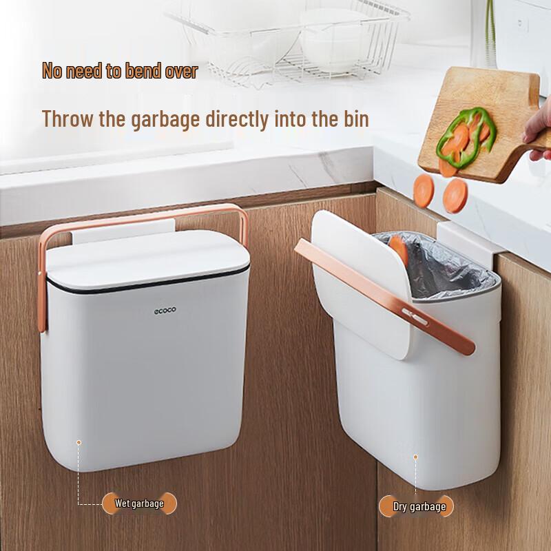 ecoco 10L Wandmontierbarer Küchenmülleimer