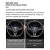 For Tesla Model 3 Highland Model Y Juniper S Anti-slip Breathable Leather Car Steering Wheel Cover Auto Accessories Summer 2026