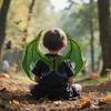 Cosplay Dragon Wings Halloween Decoration with Elastic Straps Easy-to-Wear Dragon Costume Wings Party Supplies