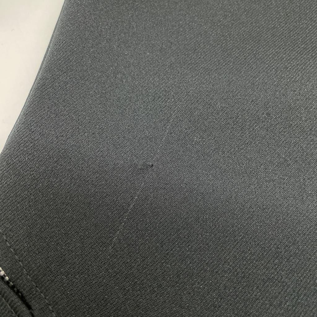 COURREGES 224CPA231PL00079999 Black Ellipse Zipped Twill Pants Bottoms 34 blackUsed