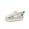 Boys sandals thin 2025 new summer children's toddler shoes mesh breathable boys sports double mesh shoes bag head