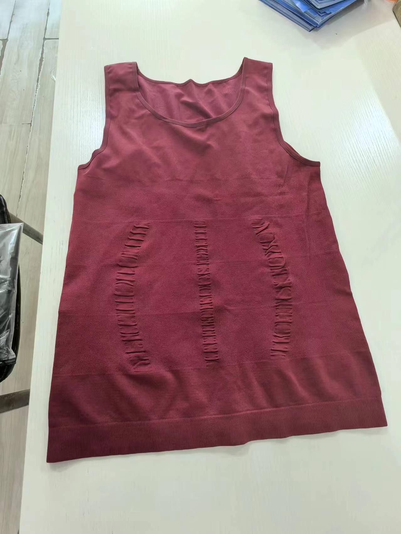 

Мужская бесшовная корректирующая майка: Контроль живота, Биндер для груди, Фитнес-основа. M