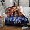 Shakira Print Flanelldecke Hohe Qualität Warm Bequem Decke für Alle Jahreszeiten Perfekt für Geschenke Heimdekoration