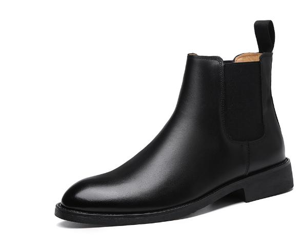 Men's Classic Retro Chelsea Boots Cow Suede Genuine Leather Men British Style Short Ankle Boot Mens Casual Shoes Zapatillas Male