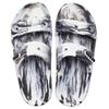 Crocs Classic Clog Marble Beach Sports Slippers Unisex White Black