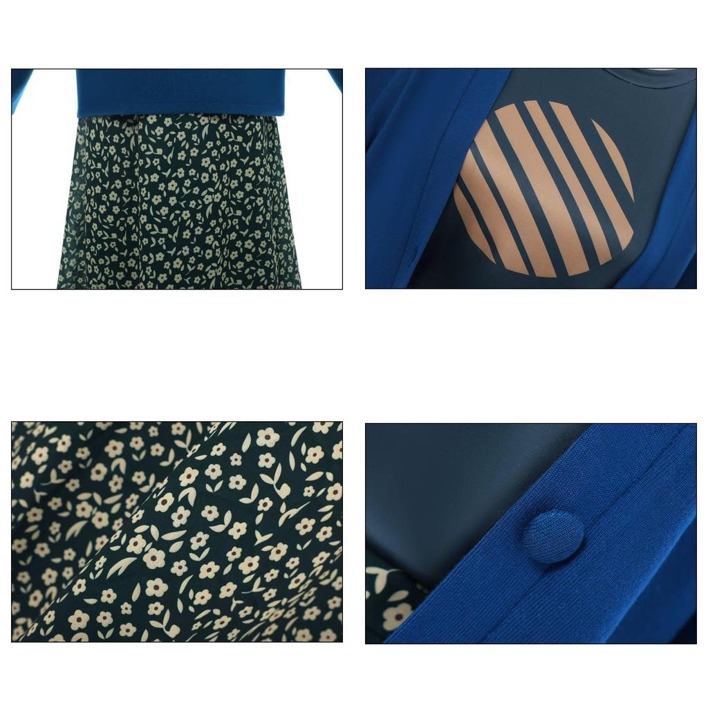 Minecraft Natalie Cosplay Costume Full Set With Satin Polyester Blend For Gaming Events