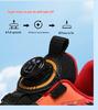 Babudou Boys' Waterproof Sports Shoes - 2026 Autumn Leather with Spin Button